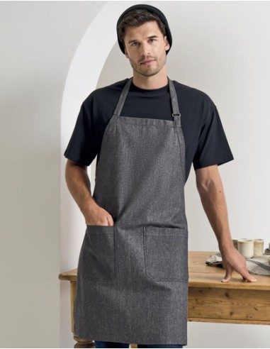 PRE-PR113-Organic Denim Fairtrade Bib Apron
